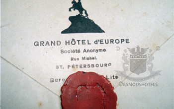 1912 - LETTER: Grand Hotel Europe