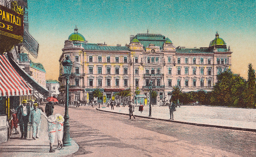 CORINTHIA GRAND HOTEL DU BOULEVARD BUCHAREST around 1900