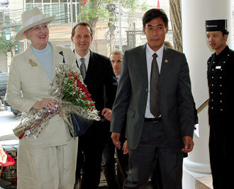 queen of denmark at hotel metroploe hanoi - by famoushotels