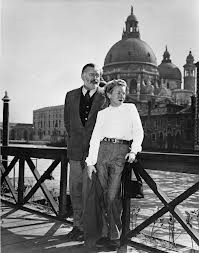 hemingway and mary near the gritti palace in venice