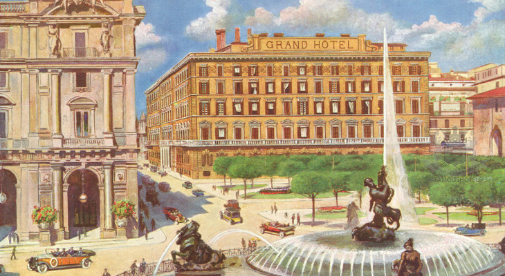 History St Regis Grand Hotel, Rome